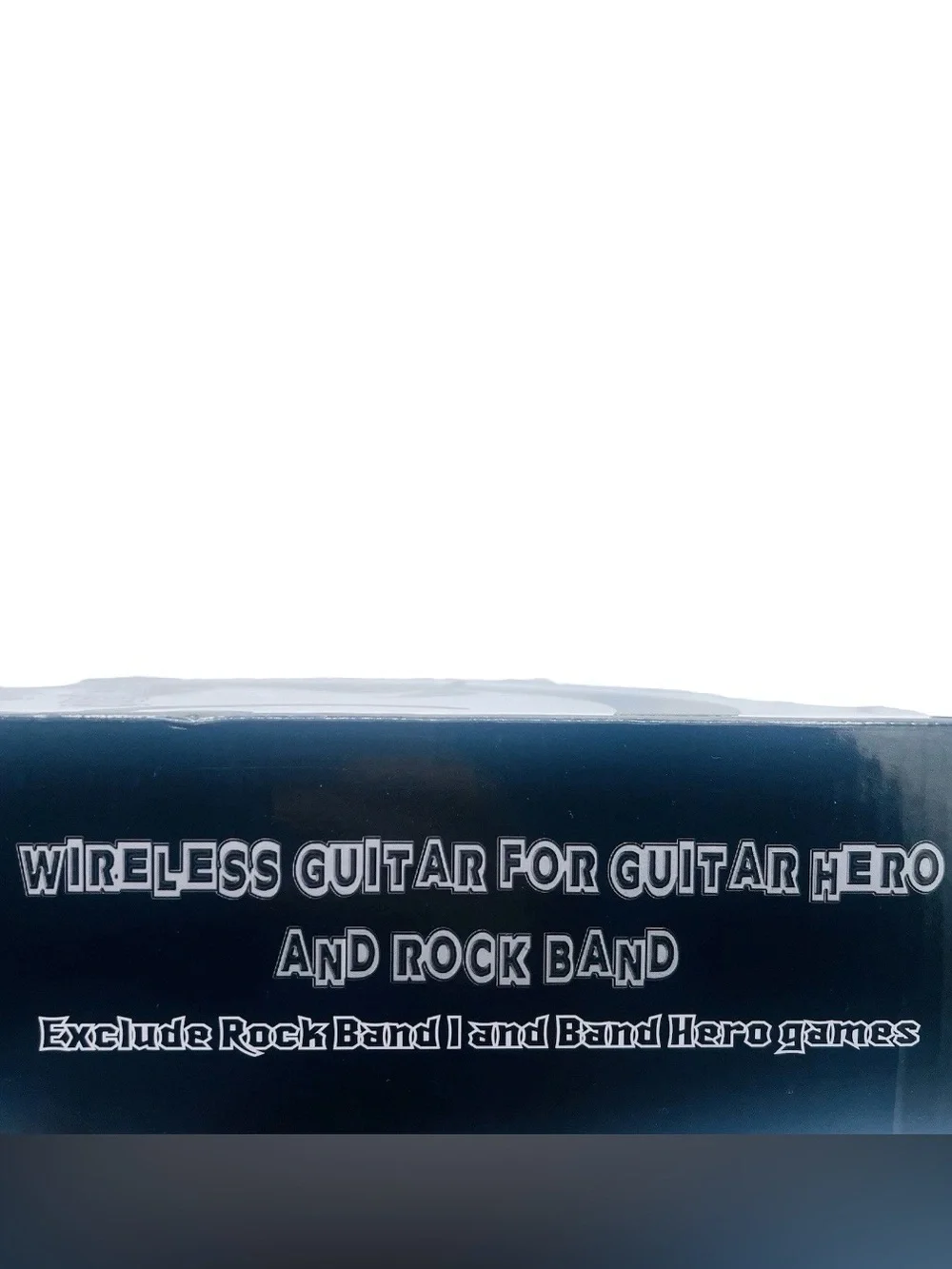Gametime Buddies Black Wireless Guitar for Guitar Hero & Rock Band Nintendo Wii